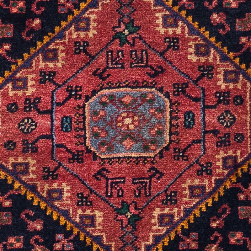 Perserteppich - Nomadic 128 x 86 cm - dunkelblau