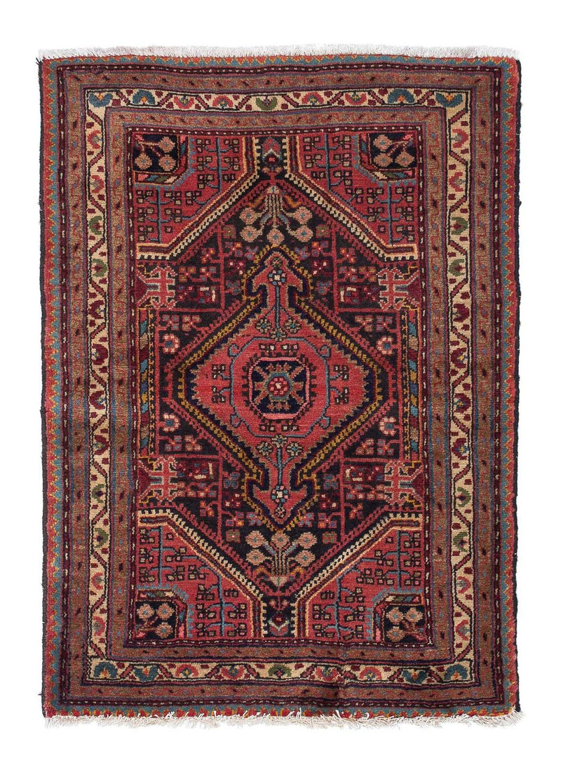 Perserteppich - Nomadic 115 x 83 cm - hellrot