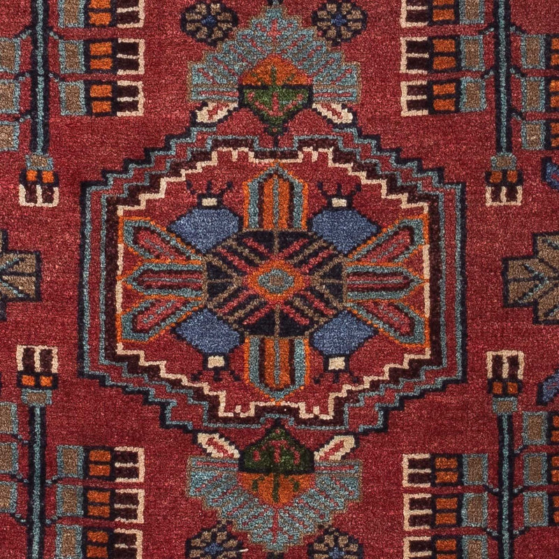 Perserteppich - Nomadic 118 x 81 cm - dunkelrot