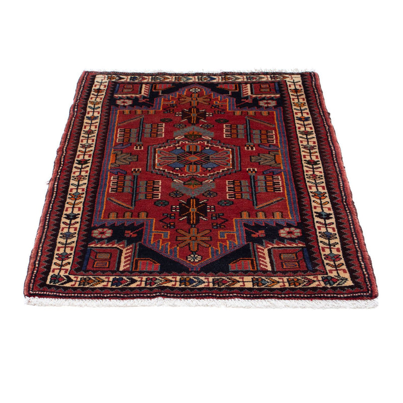 Perserteppich - Nomadic 118 x 81 cm - dunkelrot