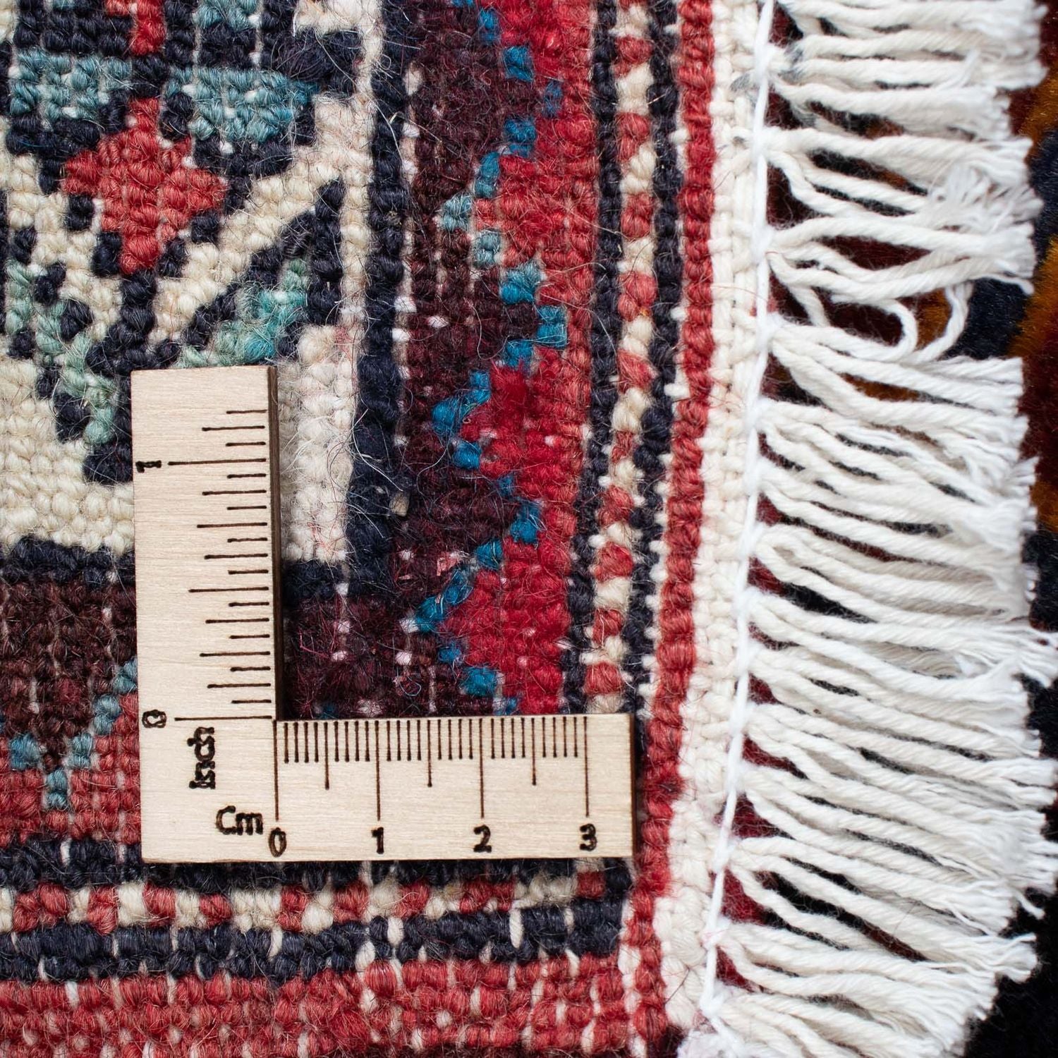 Perserteppich - Nomadic 118 x 81 cm - dunkelrot