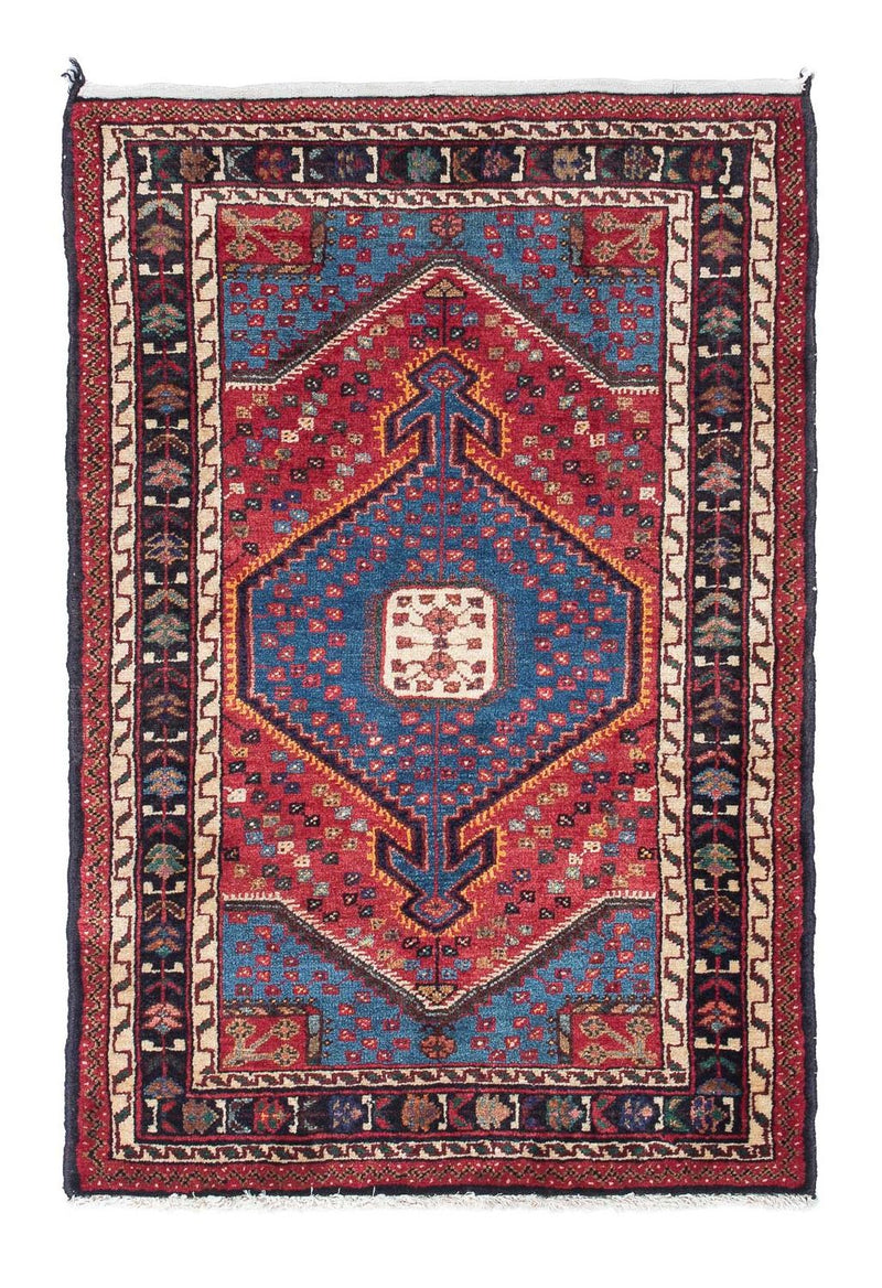 Perserteppich - Nomadic 120 x 81 cm - blau