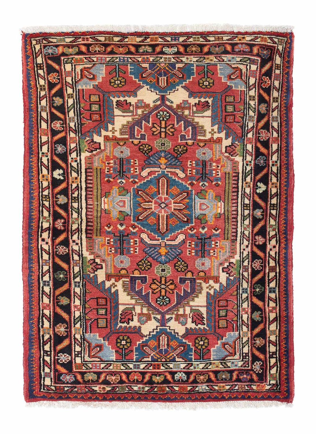 Perserteppich - Nomadic 125 x 91 cm - rot