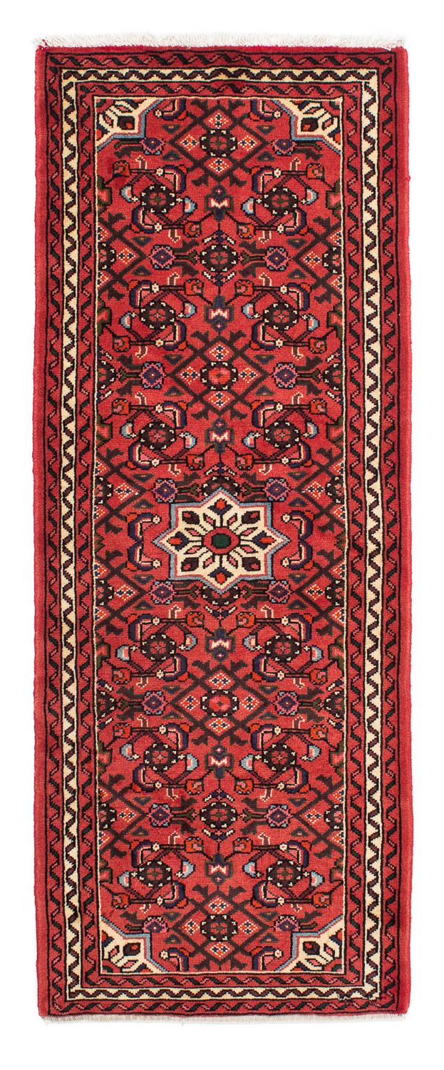 Perserteppich - Nomadic 198 x 75 cm - dunkelrot