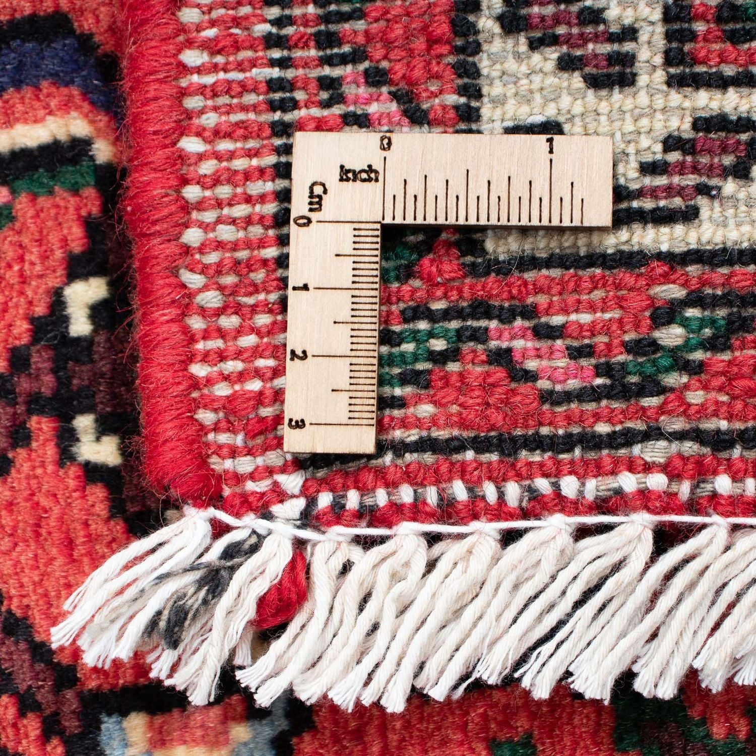 Perserteppich - Nomadic 198 x 75 cm - dunkelrot