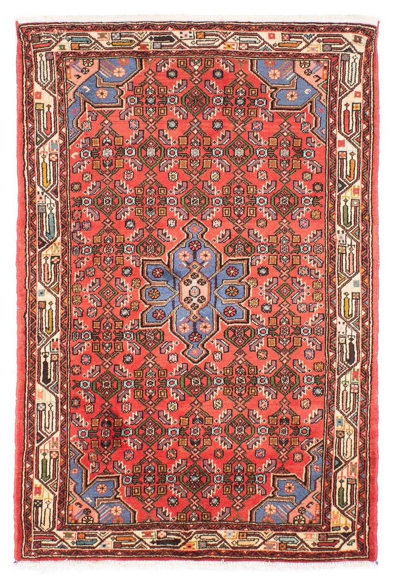 Perserteppich - Nomadic 150 x 102 cm - rot