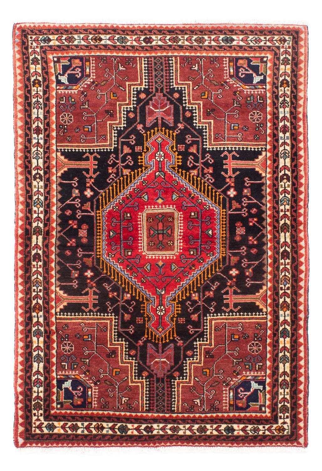 Perserteppich - Nomadic 162 x 110 cm - dunkelblau