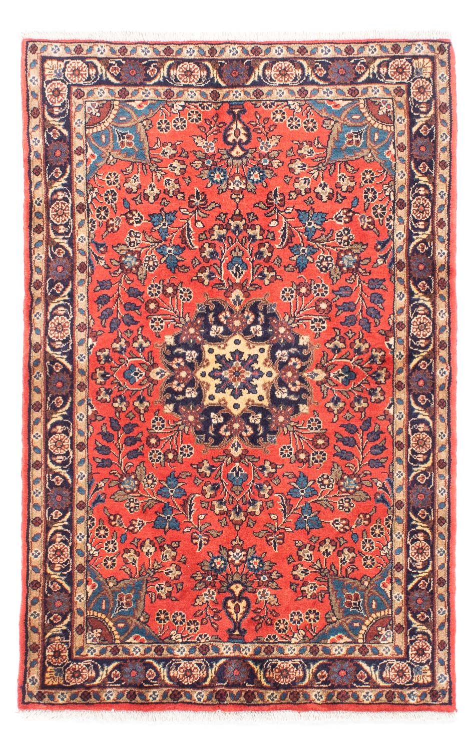 Perserteppich - Nomadic 150 x 100 cm - rot