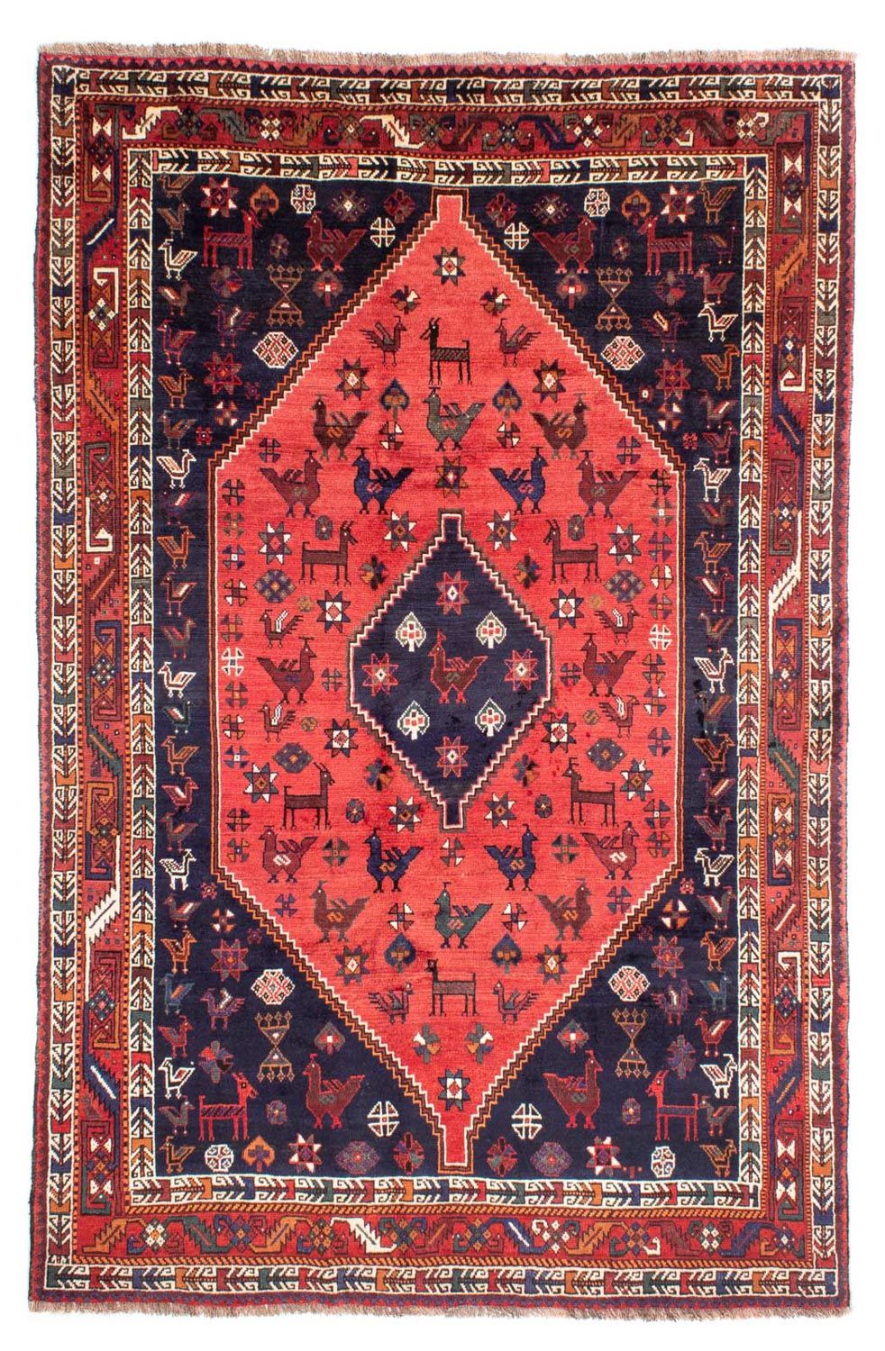 Perserteppich - Nomadic 300 x 200 cm - rot