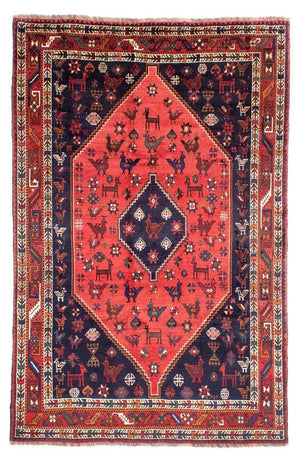 Perserteppich - Nomadic 300 x 200 cm - rot