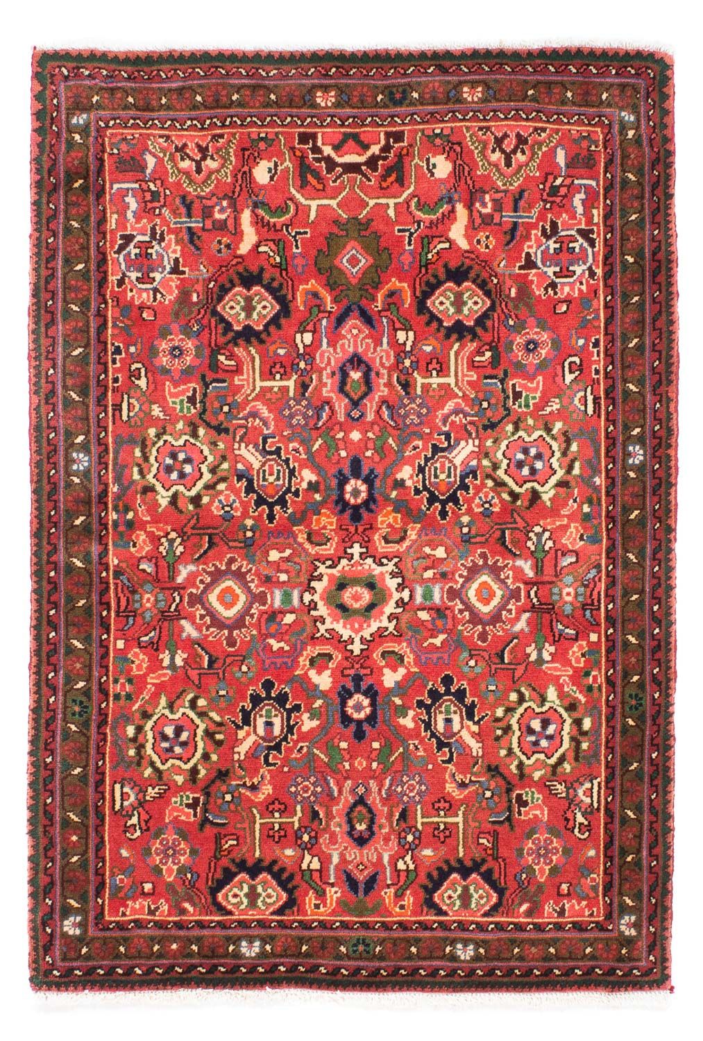 Perserteppich - Nomadic 150 x 102 cm - rot