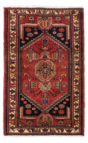 Perserteppich - Nomadic 142 x 90 cm - rot