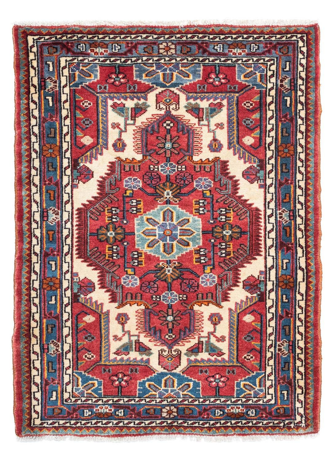 Perserteppich - Nomadic 120 x 85 cm - rot