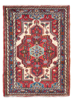 Perserteppich - Nomadic 120 x 85 cm - rot
