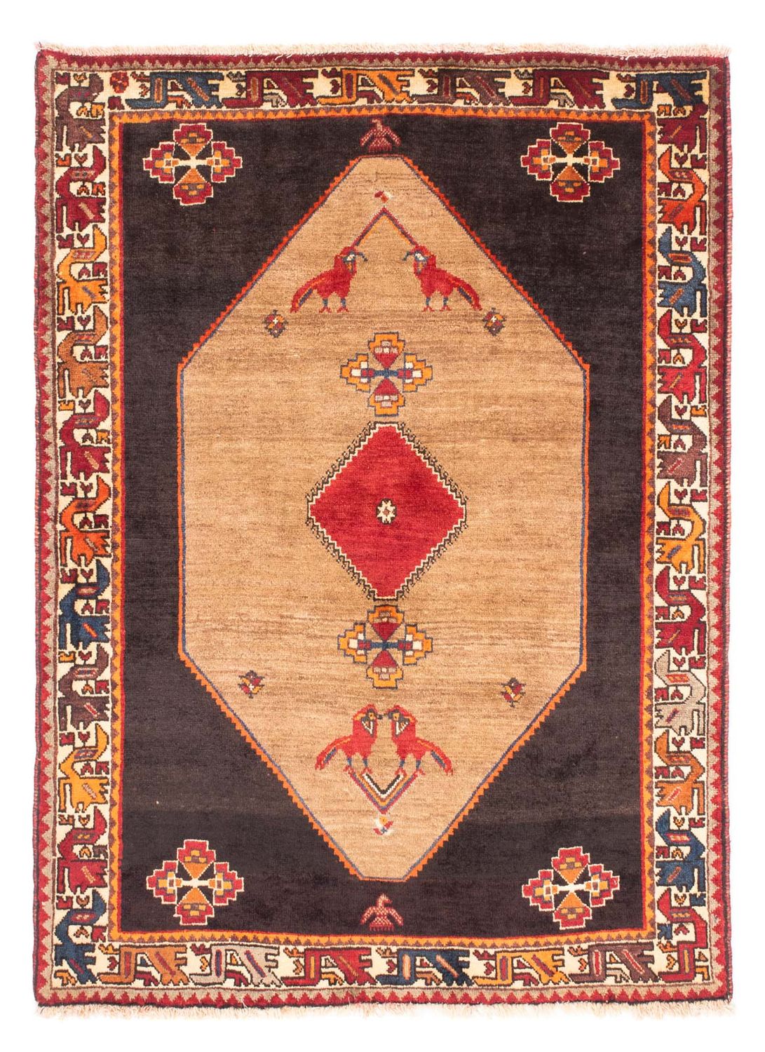 Perserteppich - Nomadic 160 x 110 cm - braun