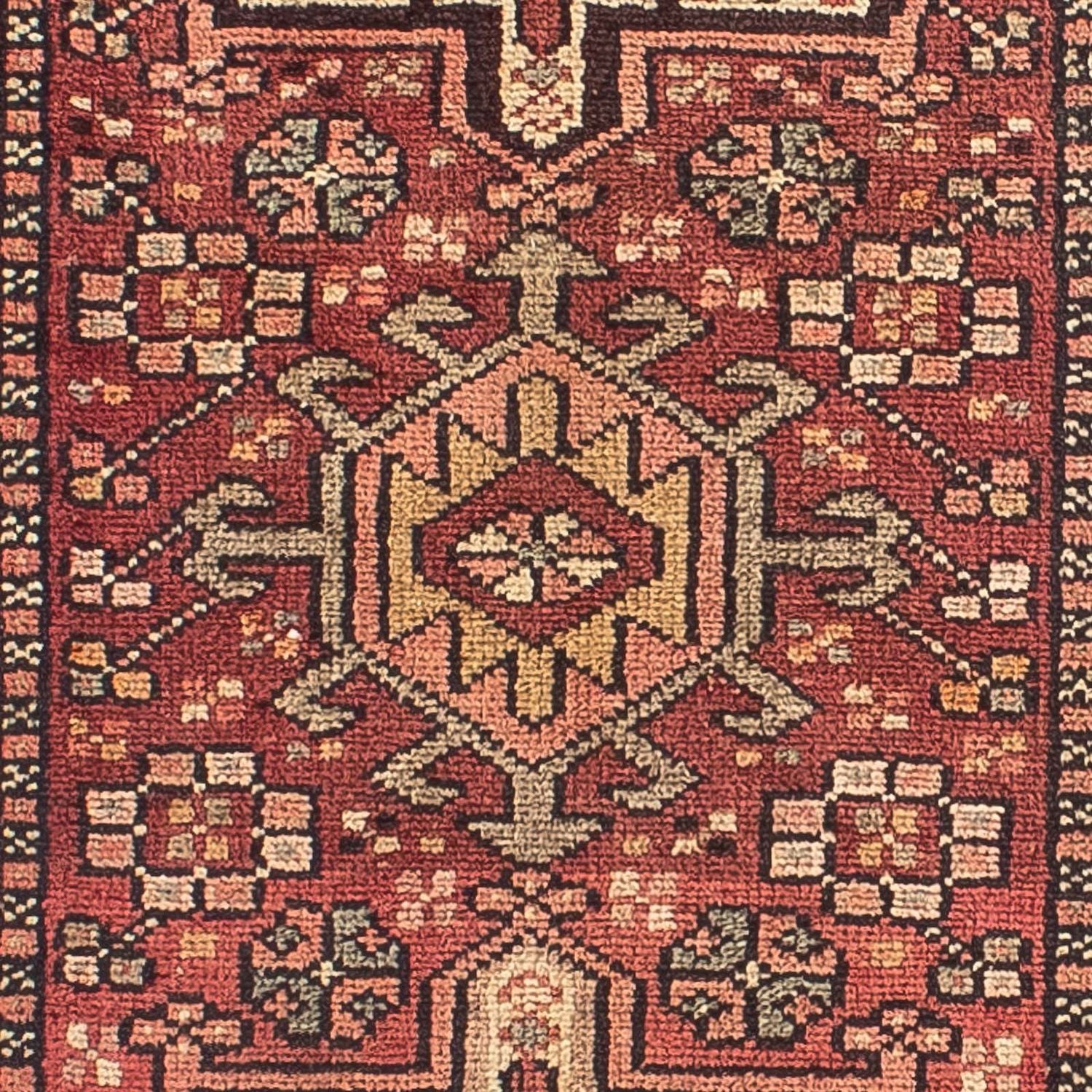 Perserteppich - Nomadic 310 x 80 cm - dunkelrot