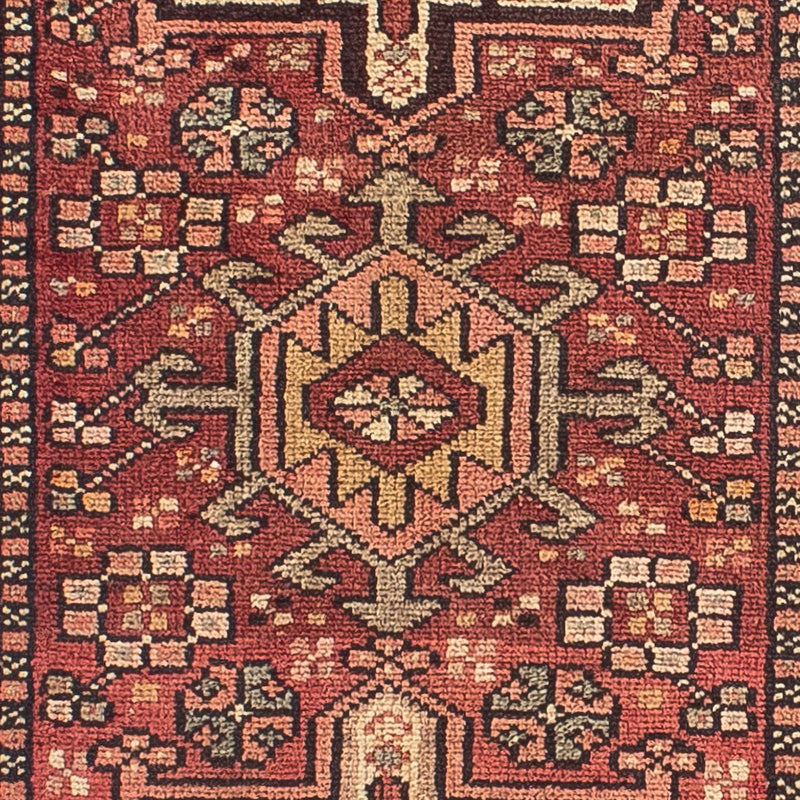 Perserteppich - Nomadic 310 x 80 cm - dunkelrot