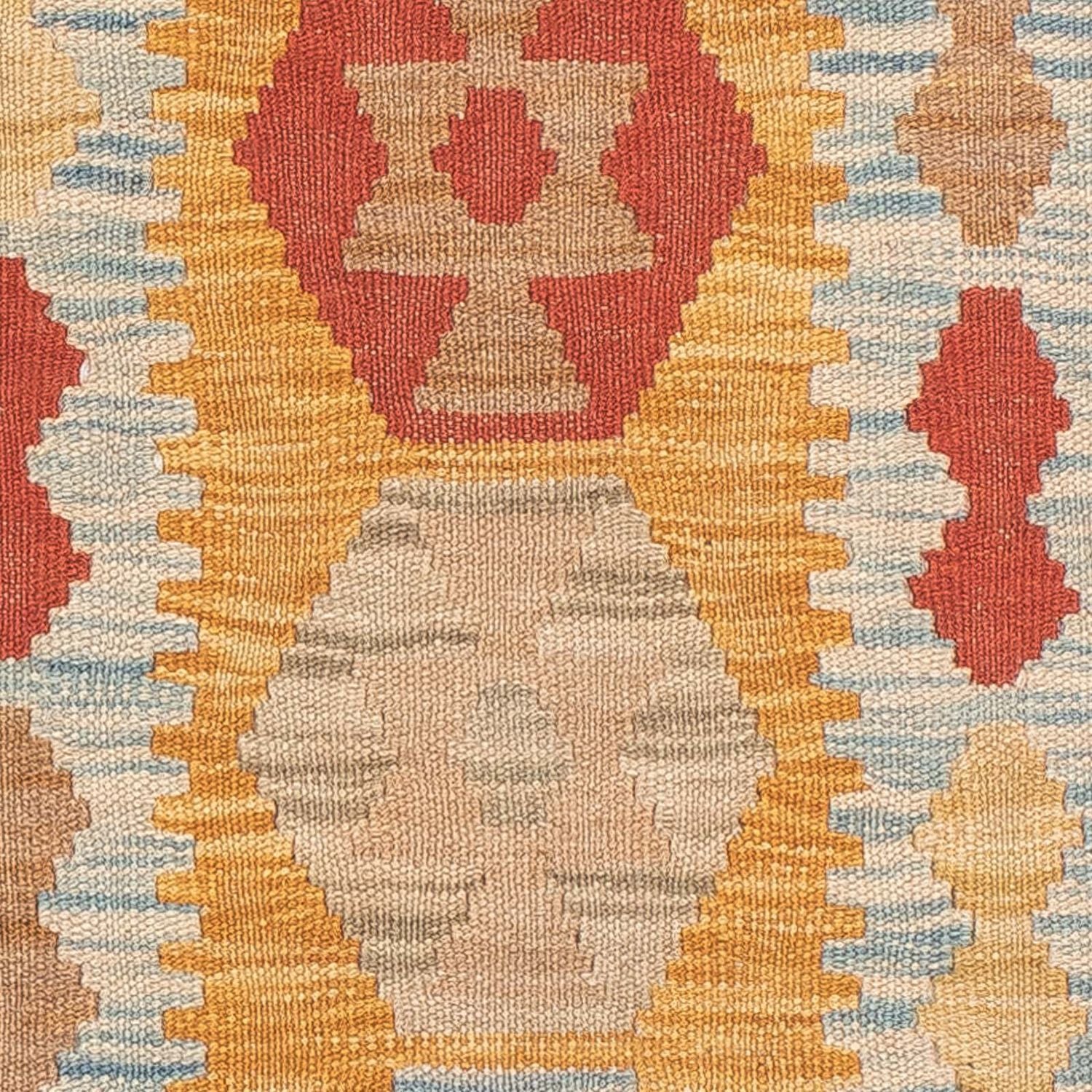 Kelim Teppich - Splash 212 x 65 cm - mehrfarbig