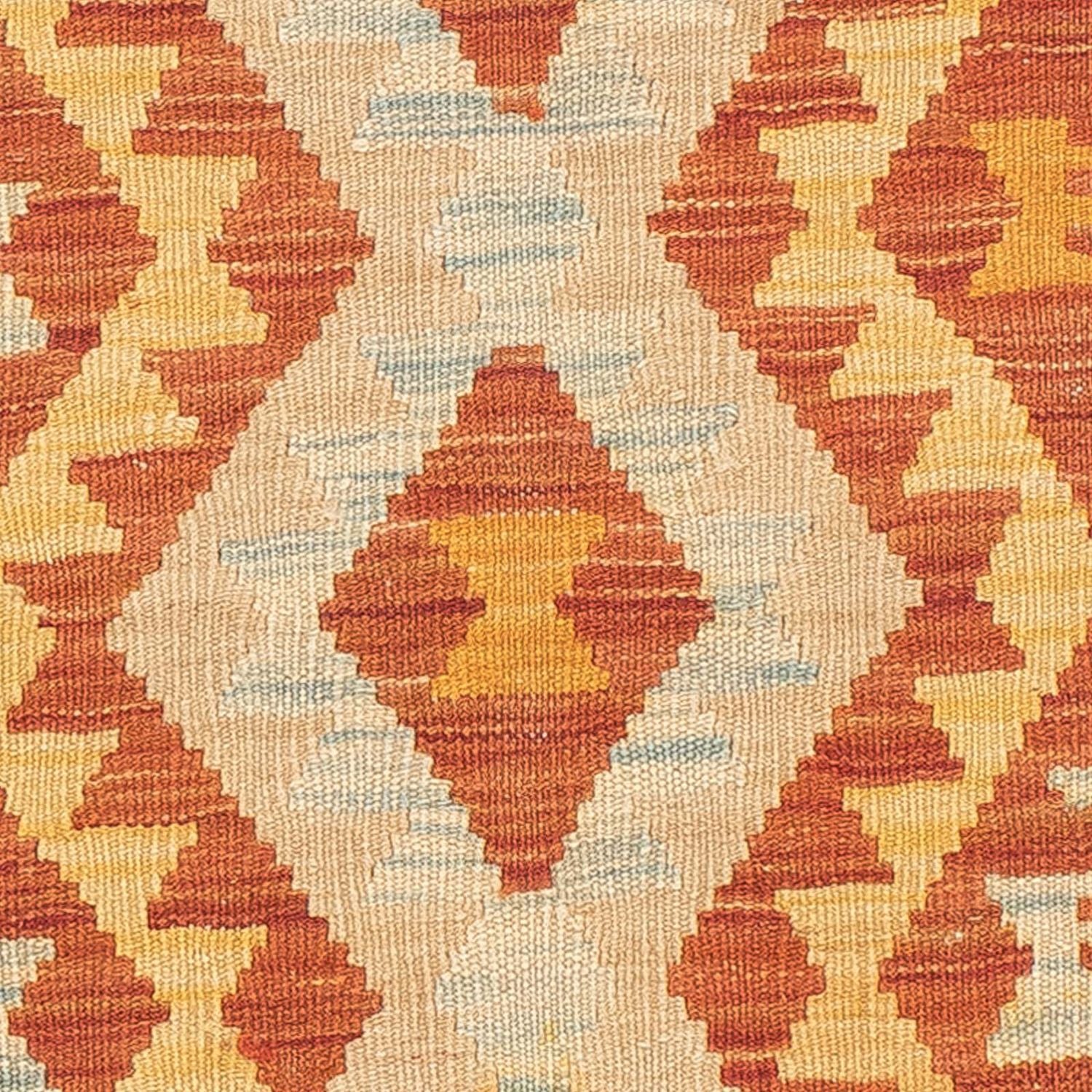 Kelim Teppich - Splash 200 x 62 cm - rost
