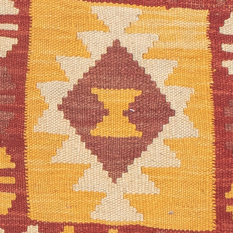 Kelim Teppich - Splash 195 x 50 cm - mehrfarbig
