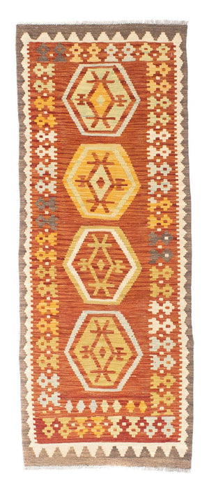 Kelim Teppich - Oriental 191 x 72 cm - rost