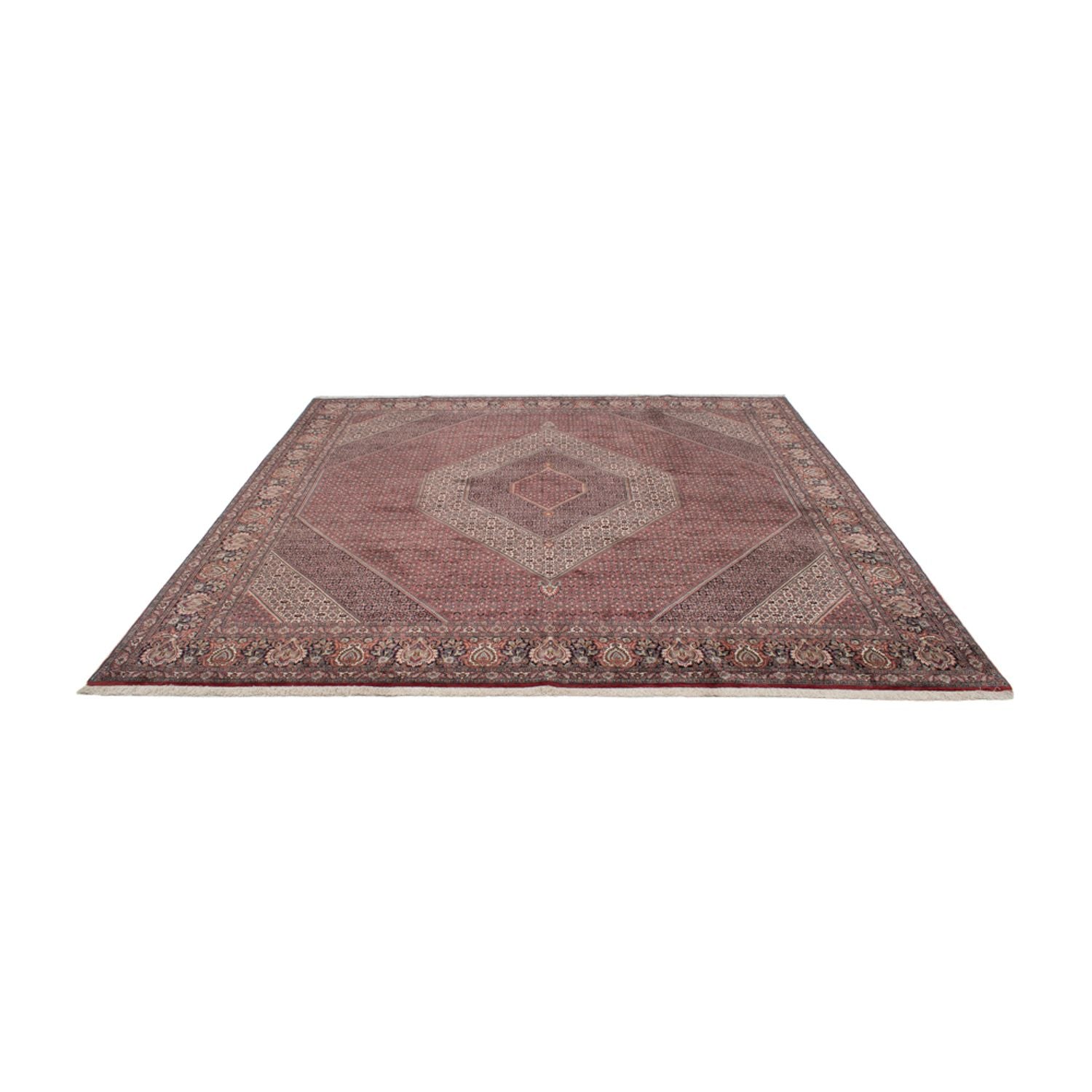 Perserteppich - Bidjar - Royal quadratisch  - 359 x 355 cm - braun