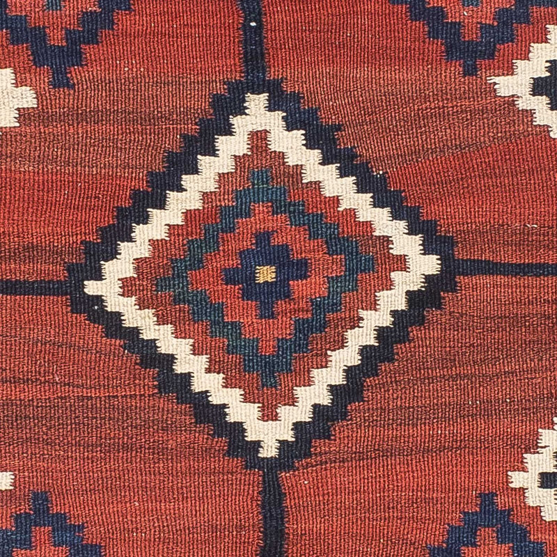 Kelim Teppich - Oriental 144 x 132 cm - dunkelrot