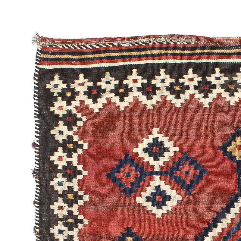 Kelim Teppich - Oriental 144 x 132 cm - dunkelrot