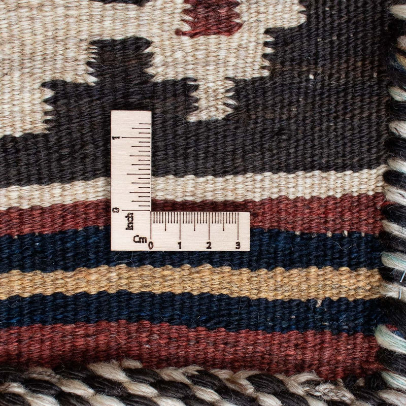 Kelim Teppich - Oriental 144 x 132 cm - dunkelrot