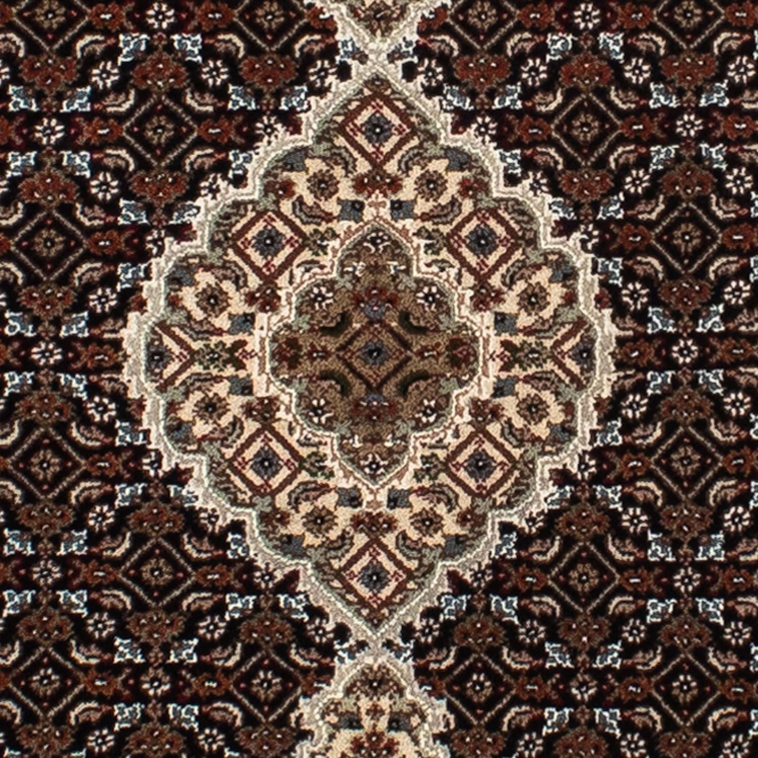 Orientteppich - Täbriz 195 x 79 cm - dunkelblau