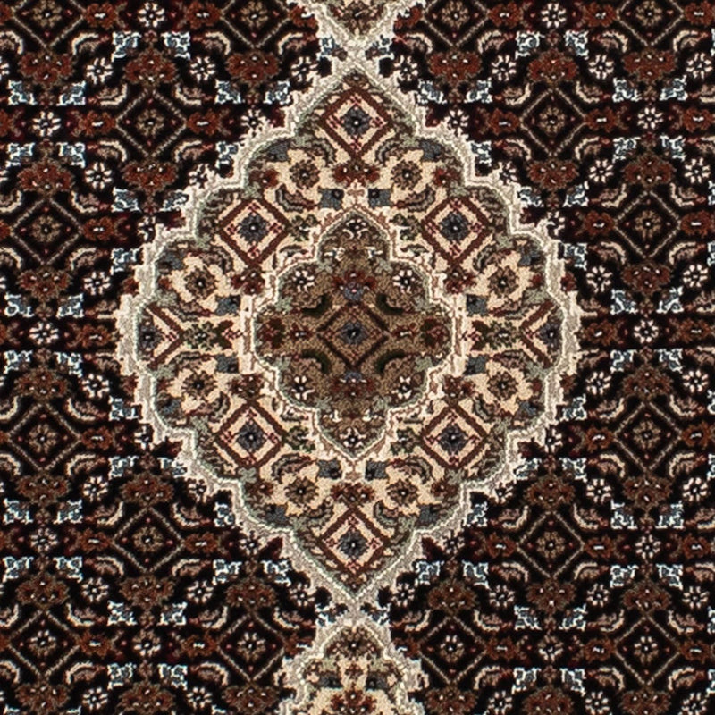 Orientteppich - Täbriz 195 x 79 cm - dunkelblau