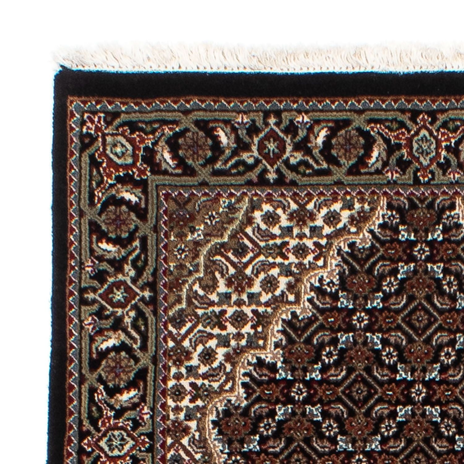 Orientteppich - Täbriz 195 x 79 cm - dunkelblau
