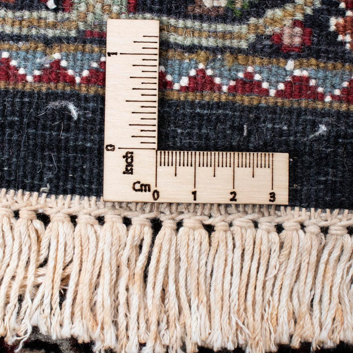Orientteppich - Täbriz 195 x 79 cm - dunkelblau