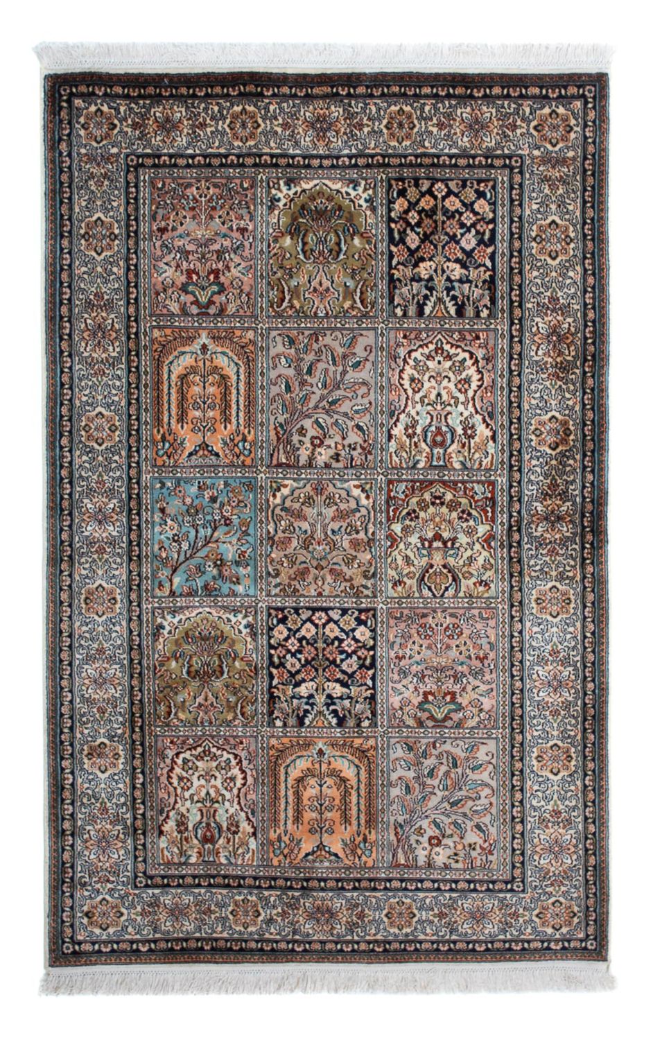 Seidenteppich - Kaschmir Seide 152 x 96 cm Teppichbrücke