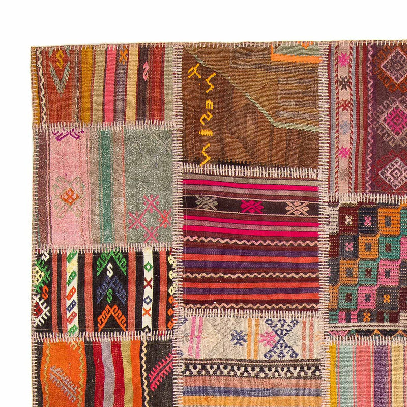 Patchwork Teppich 300 x 216 cm