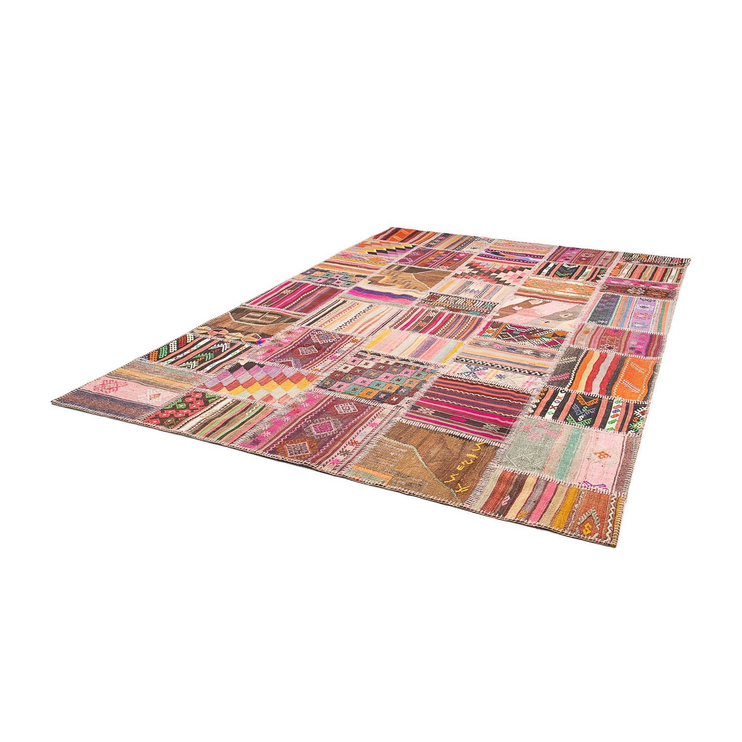 Patchwork Teppich 300 x 216 cm