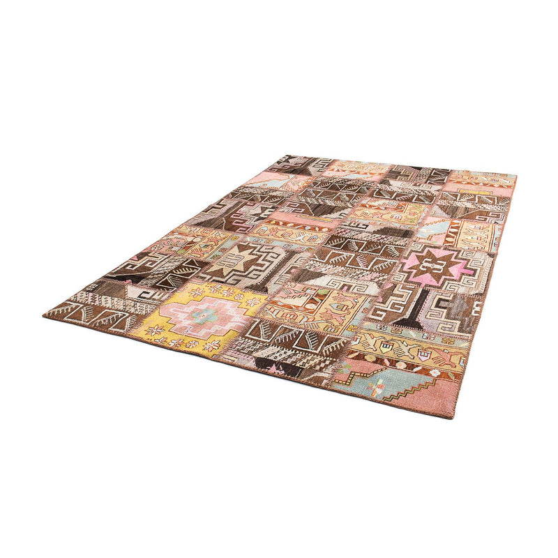 Patchwork Teppich 241 x 173 cm