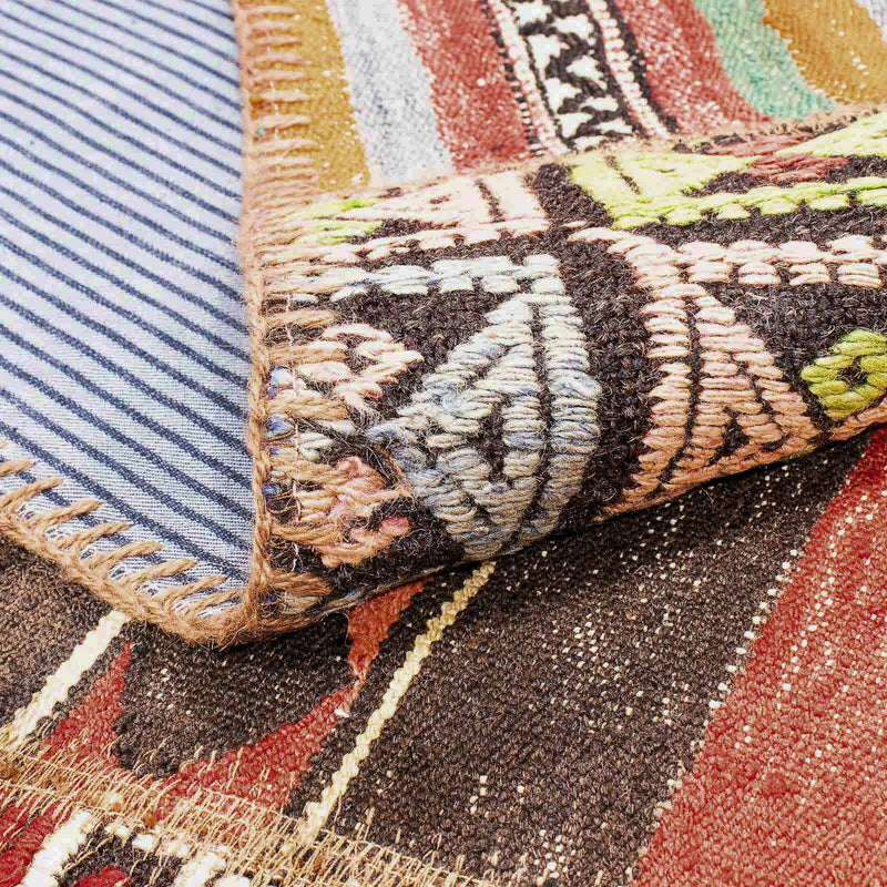 Patchwork Teppich 239 x 169 cm