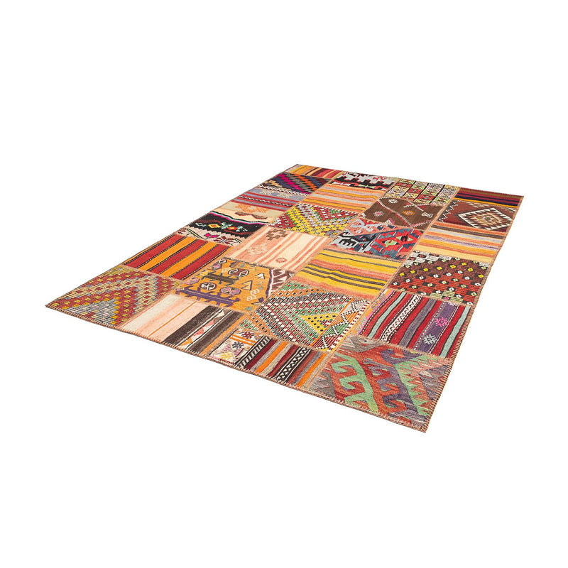 Patchwork Teppich 236 x 169 cm - mehrfarbig