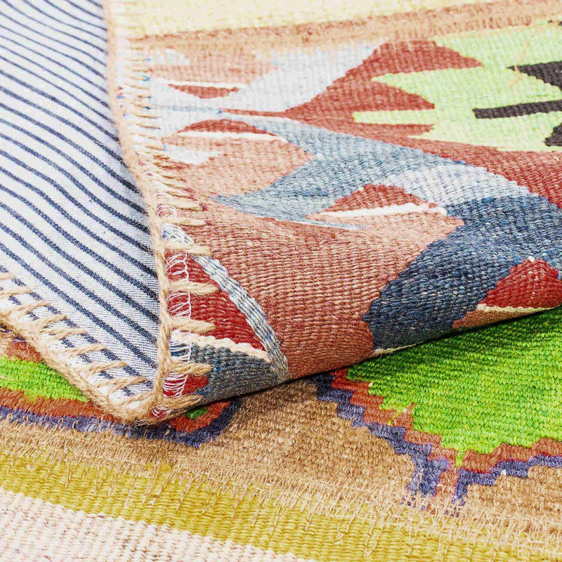 Patchwork Teppich 239 x 168 cm