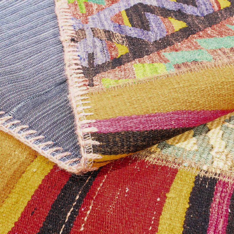 Patchwork Teppich 237 x 170 cm