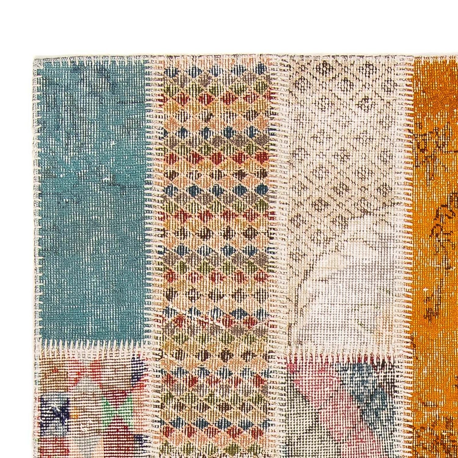 Patchwork Teppich 184 x 120 cm - mehrfarbig