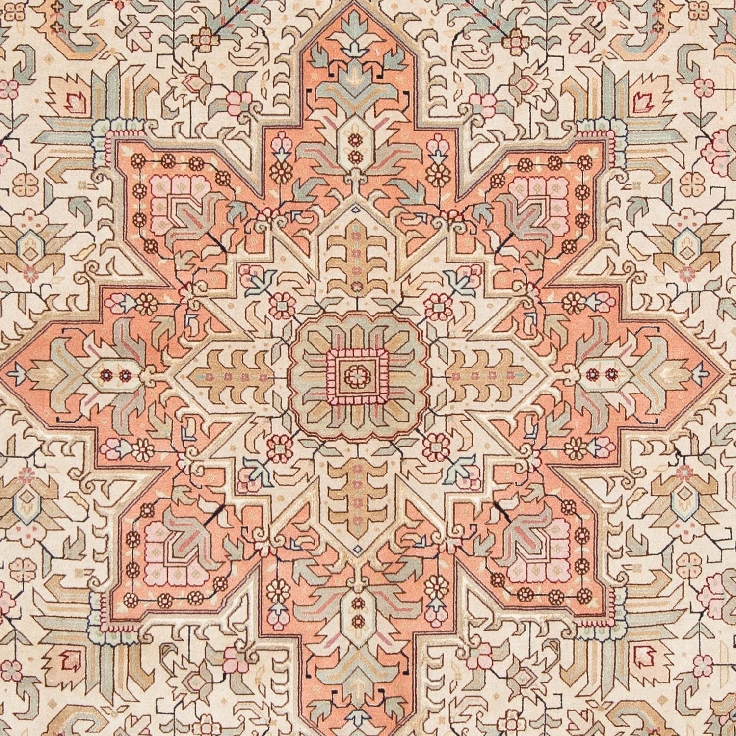 Perserteppich - Täbriz - Royal 302 x 205 cm Wohnzimmer Teppich
