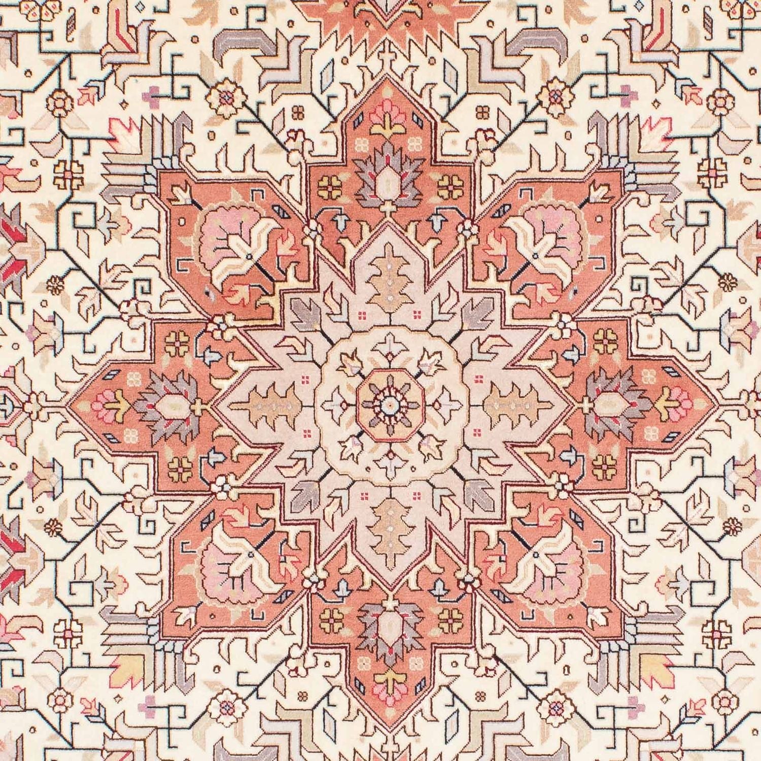 Perserteppich - Täbriz - Royal 208 x 153 cm Teppichbrücke