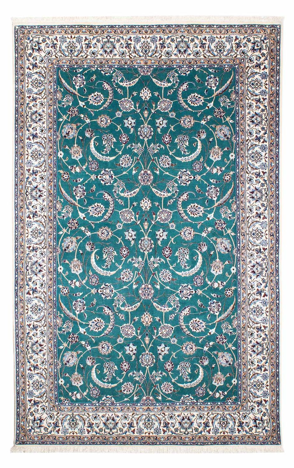 Perserteppich - Nain - Premium 228 x 146 cm Teppich Wohnzimmer