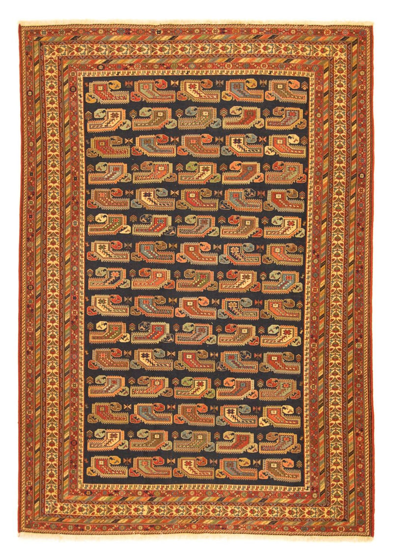 Kelim Teppich - Oriental 283 x 194 cm - dunkelblau