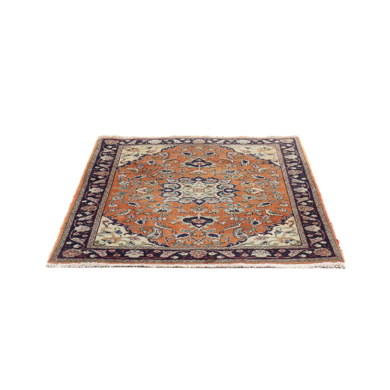 Perserteppich - Nomadic - 135 x 102 cm - terrakotta